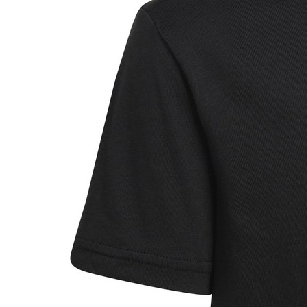 Unisex Kids Essentials Logo T-Shirt, Black, A701_ONE, large image number 4
