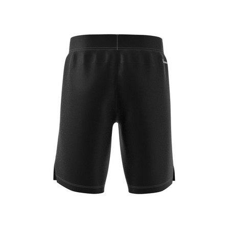 Kids Boys Aeroready Logo Woven Shorts, Black, A701_ONE, large image number 13