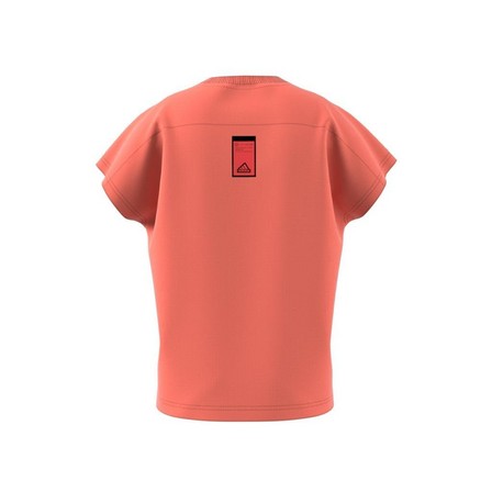 Kids Unisex City Escape All-Purpose Summer T-Shirt, Orange, A701_ONE, large image number 2