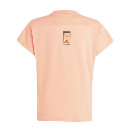 Kids Unisex City Escape All-Purpose Summer T-Shirt, Orange, A701_ONE, large image number 6