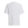 Unisex Junior Future Icons Logo Pique T-Shirt, White, A701_ONE, thumbnail image number 2