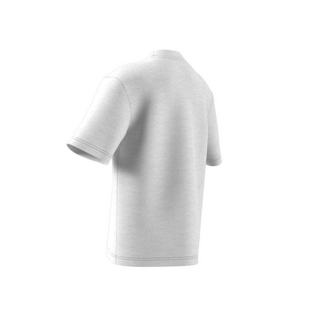 Unisex Junior Future Icons Logo Pique T-Shirt, White, A701_ONE, large image number 10