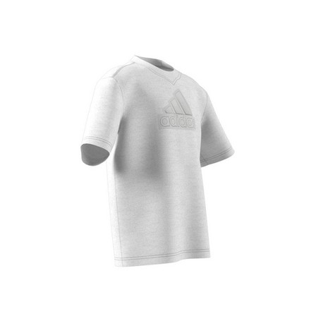 Unisex Junior Future Icons Logo Pique T-Shirt, White, A701_ONE, large image number 12