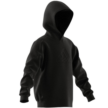 Unisex Junior Future Icons Logo Hoodie, Black, A701_ONE, large image number 6