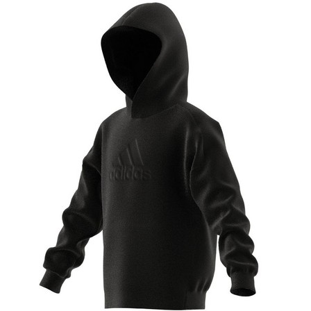 Unisex Junior Future Icons Logo Hoodie, Black, A701_ONE, large image number 12