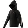 Unisex Kids Future Icons 3-Stripes Full-Zip Hooded Track Top, Black, A701_ONE, thumbnail image number 1