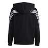 Unisex Kids Future Icons 3-Stripes Full-Zip Hooded Track Top, Black, A701_ONE, thumbnail image number 13