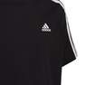 Unisex Kids Essentials 3-Stripes Cotton T-Shirt, Black, A701_ONE, thumbnail image number 6