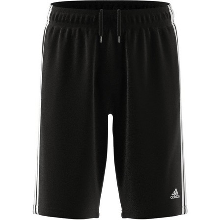 Unisex Kids Essentials 3-Stripes Woven Shorts, Black, A701_ONE, large image number 6