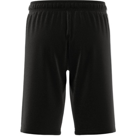 Unisex Kids Essentials 3-Stripes Woven Shorts, Black, A701_ONE, large image number 7