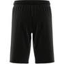 Unisex Kids Essentials 3-Stripes Woven Shorts, Black, A701_ONE, thumbnail image number 7