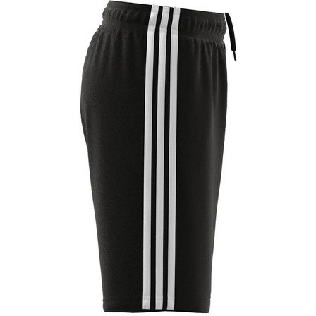 Unisex Kids Essentials 3-Stripes Woven Shorts, Black, A701_ONE, large image number 10