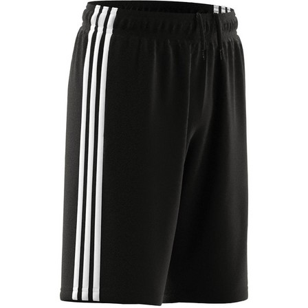 Unisex Kids Essentials 3-Stripes Woven Shorts, Black, A701_ONE, large image number 12