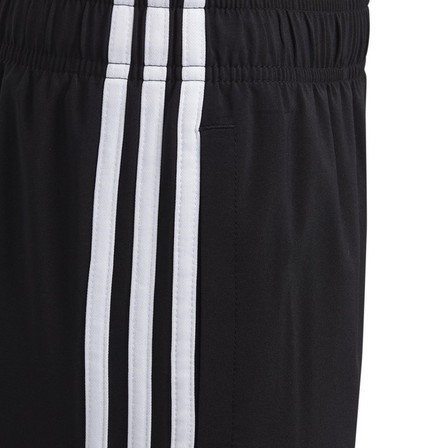 Unisex Kids Essentials 3-Stripes Woven Tracksuit Bottoms, Black, A701_ONE, large image number 4