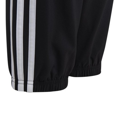 Unisex Kids Essentials 3-Stripes Woven Tracksuit Bottoms, Black, A701_ONE, large image number 5
