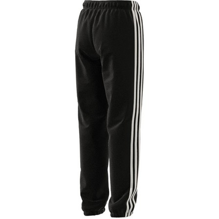 Unisex Kids Essentials 3-Stripes Woven Tracksuit Bottoms, Black, A701_ONE, large image number 8