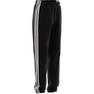 Unisex Kids Essentials 3-Stripes Woven Tracksuit Bottoms, Black, A701_ONE, thumbnail image number 9