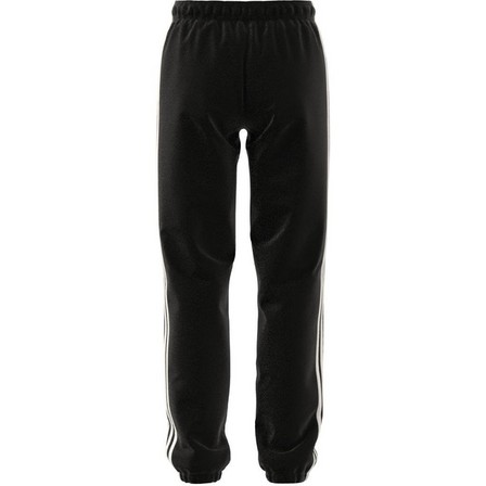 Unisex Kids Essentials 3-Stripes Woven Tracksuit Bottoms, Black, A701_ONE, large image number 10