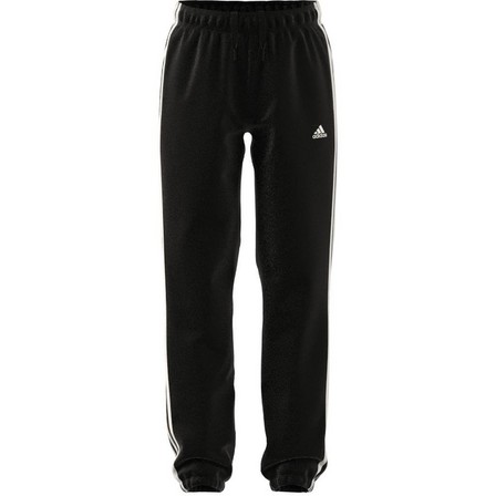 Unisex Kids Essentials 3-Stripes Woven Tracksuit Bottoms, Black, A701_ONE, large image number 12
