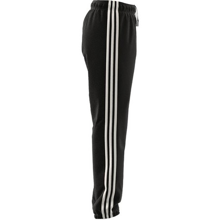 Unisex Kids Essentials 3-Stripes Woven Tracksuit Bottoms, Black, A701_ONE, large image number 13