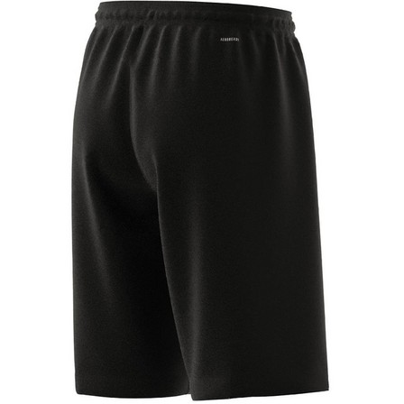Kids Unisex Train Essentials Aeroready Logo Regular-Fit Shorts, Black, A701_ONE, large image number 6