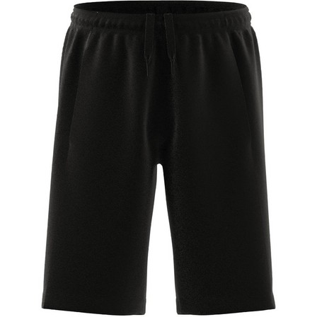 Kids Unisex Train Essentials Aeroready Logo Regular-Fit Shorts, Black, A701_ONE, large image number 12