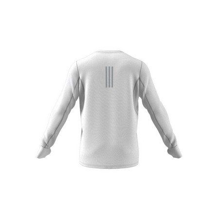 Men Own The Run Long-Sleeve Top, White, A701_ONE, large image number 8