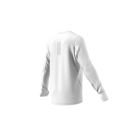 Men Own The Run Long-Sleeve Top, White, A701_ONE, large image number 12