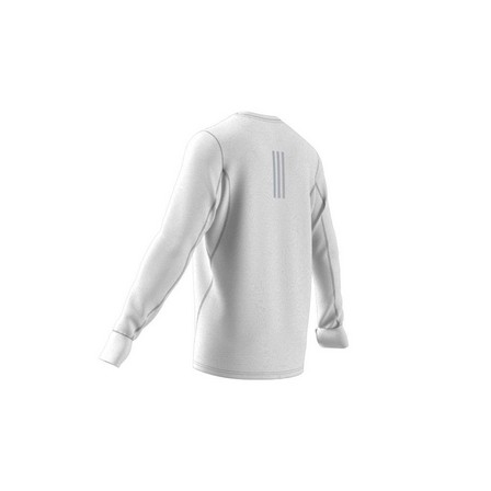 Men Own The Run Long-Sleeve Top, White, A701_ONE, large image number 14