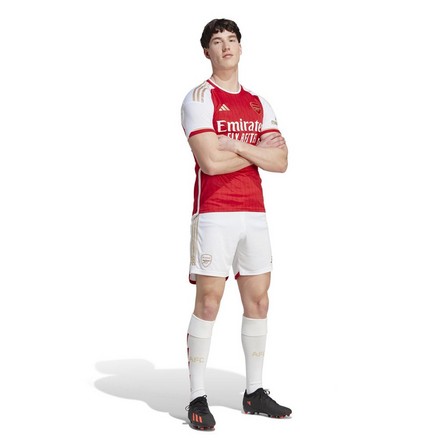 Men Arsenal 23/24 Home Shorts, White, A701_ONE, large image number 0