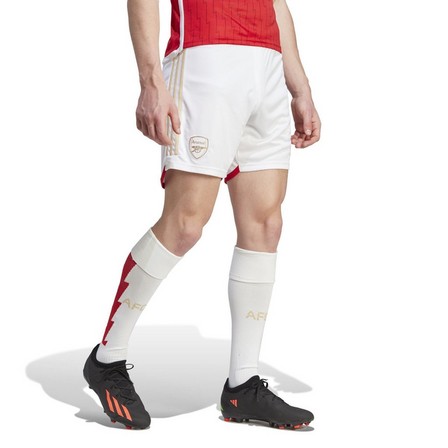 Men Arsenal 23/24 Home Shorts, White, A701_ONE, large image number 1