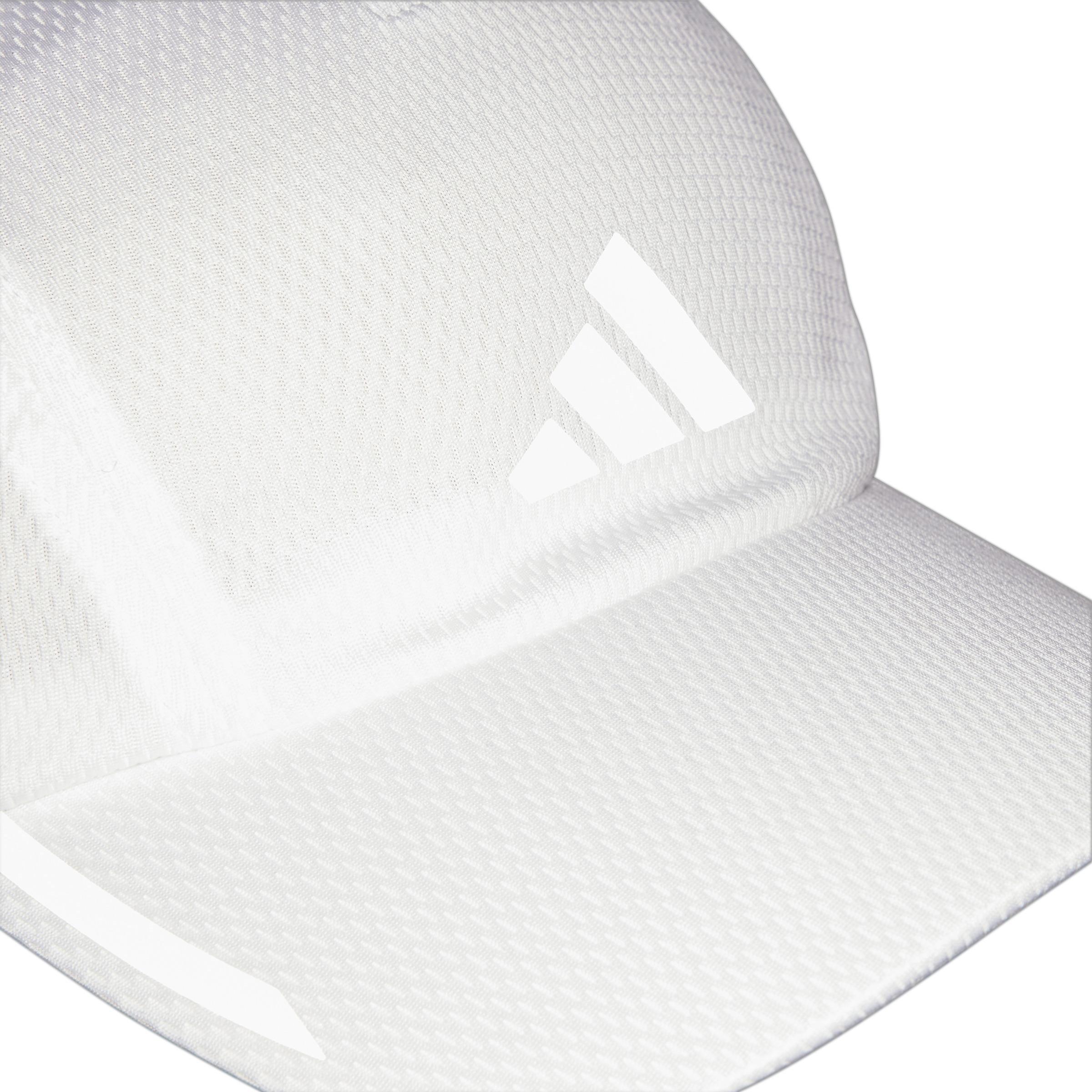 Unisex Running Aeroready Four-Panel Mesh Cap, White, , large image number 2