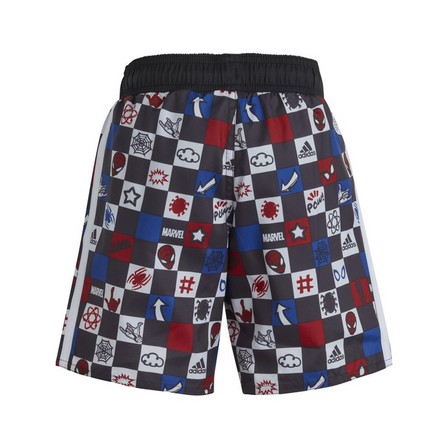 adidas x Marvel's Spider-Man Swim Shorts white Male Kids, A701_ONE, large image number 2