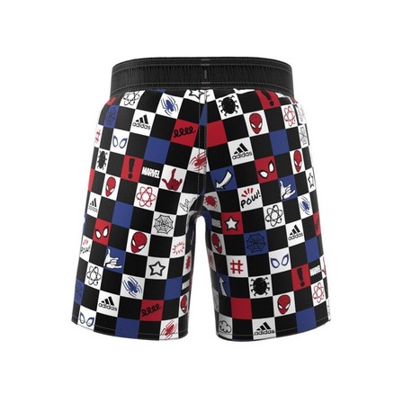 adidas x Marvel's Spider-Man Swim Shorts white Male Kids, A701_ONE, large image number 8