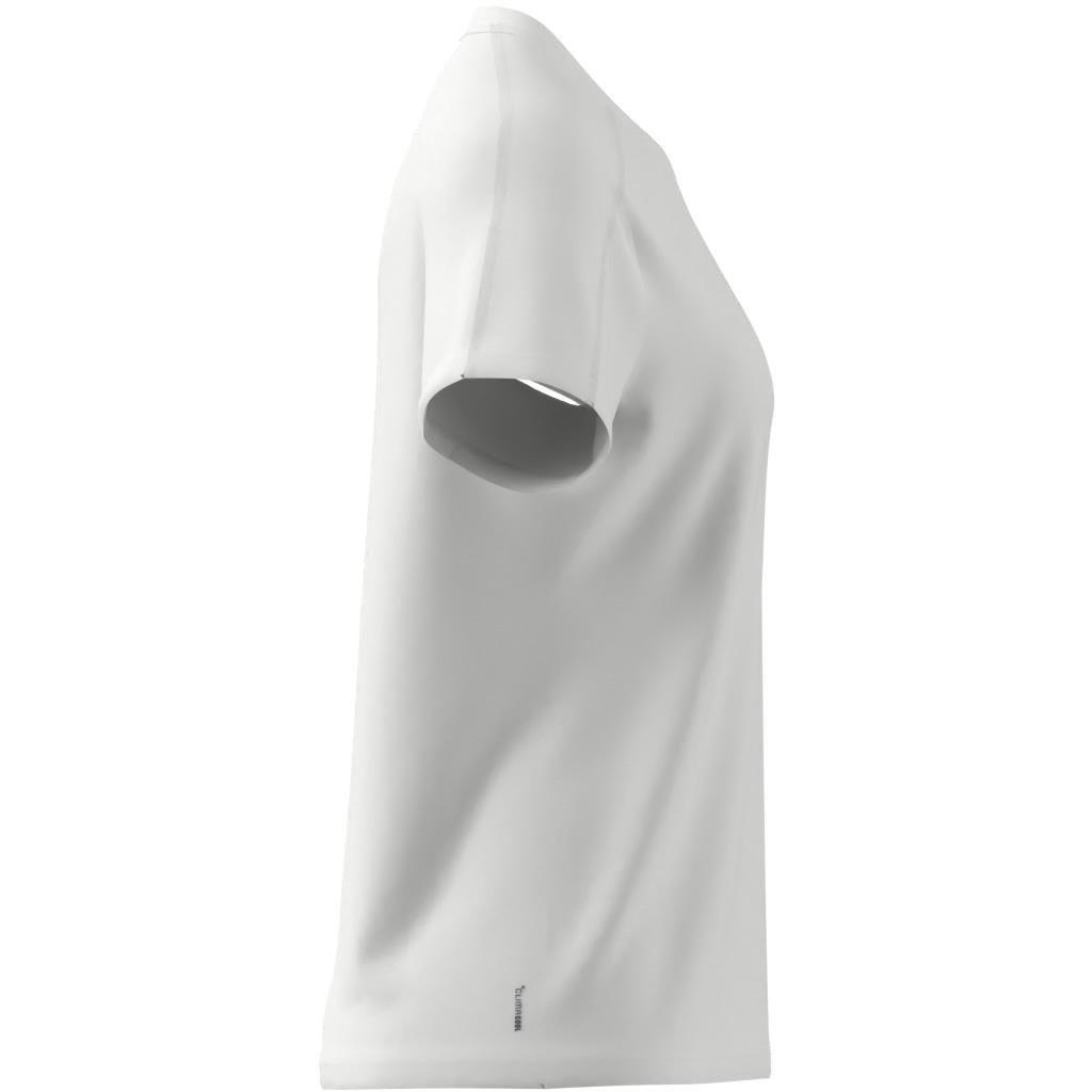 Aeroready Train Essentials Minimal Branding Crewneck T-Shirt, White, A701_ONE, large image number 2