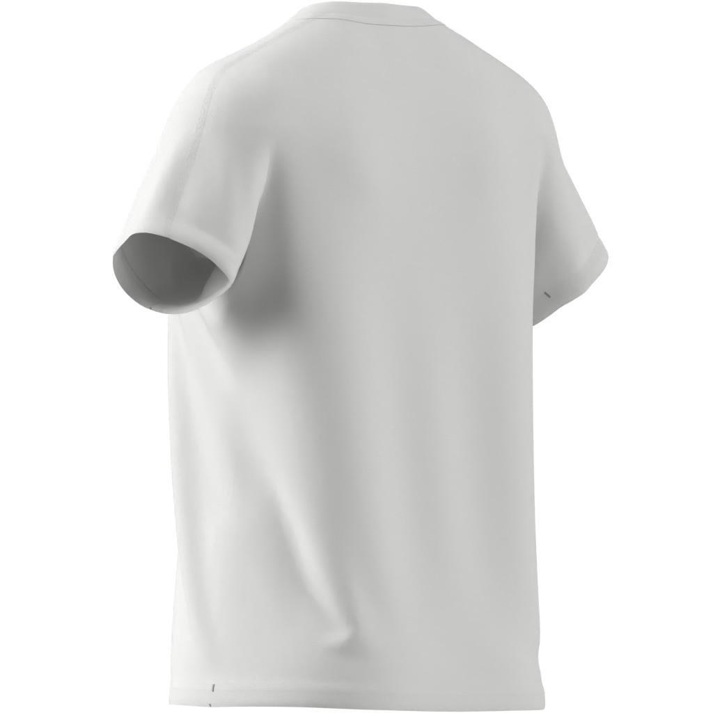 Aeroready Train Essentials Minimal Branding Crewneck T-Shirt, White, A701_ONE, large image number 4