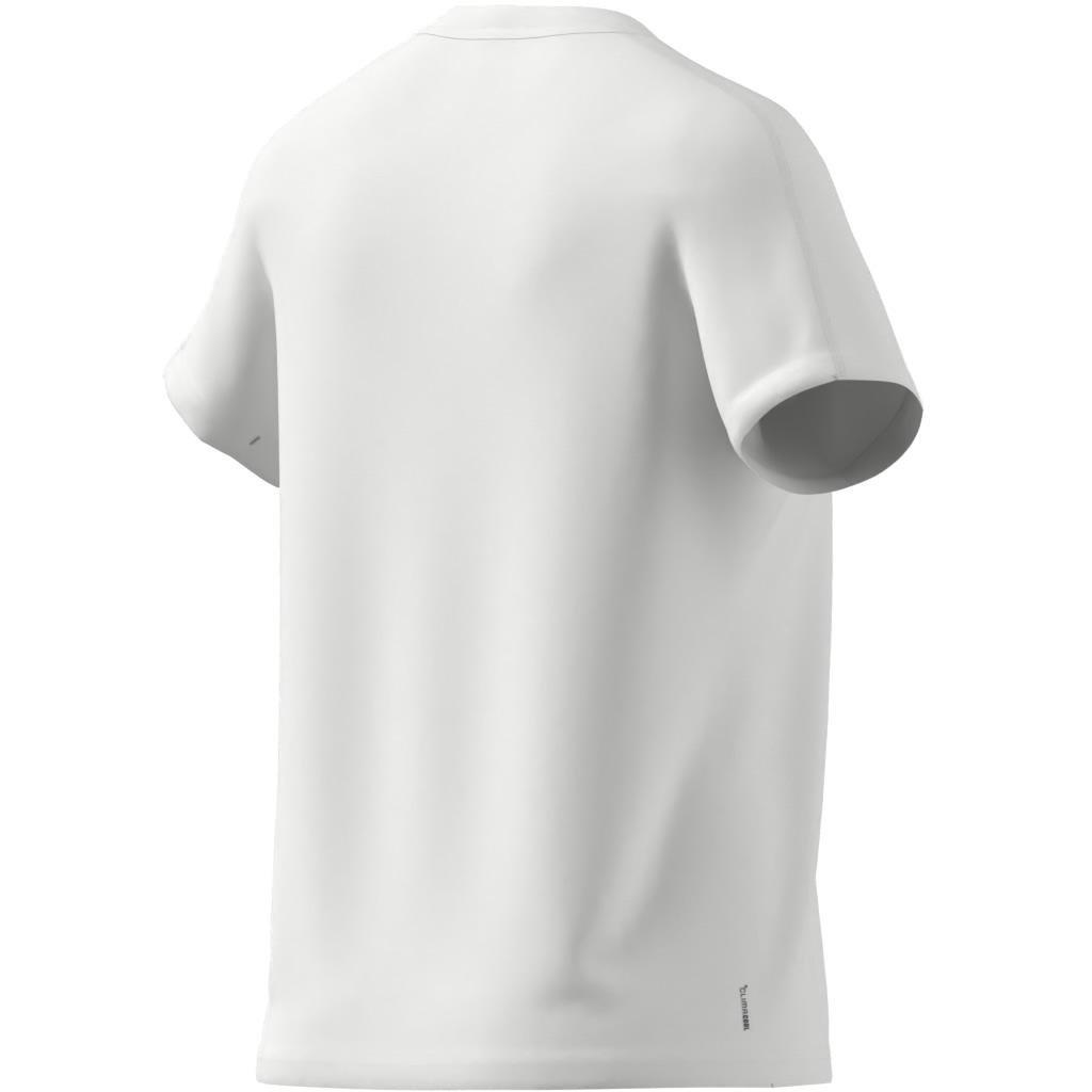 Aeroready Train Essentials Minimal Branding Crewneck T-Shirt, White, A701_ONE, large image number 5