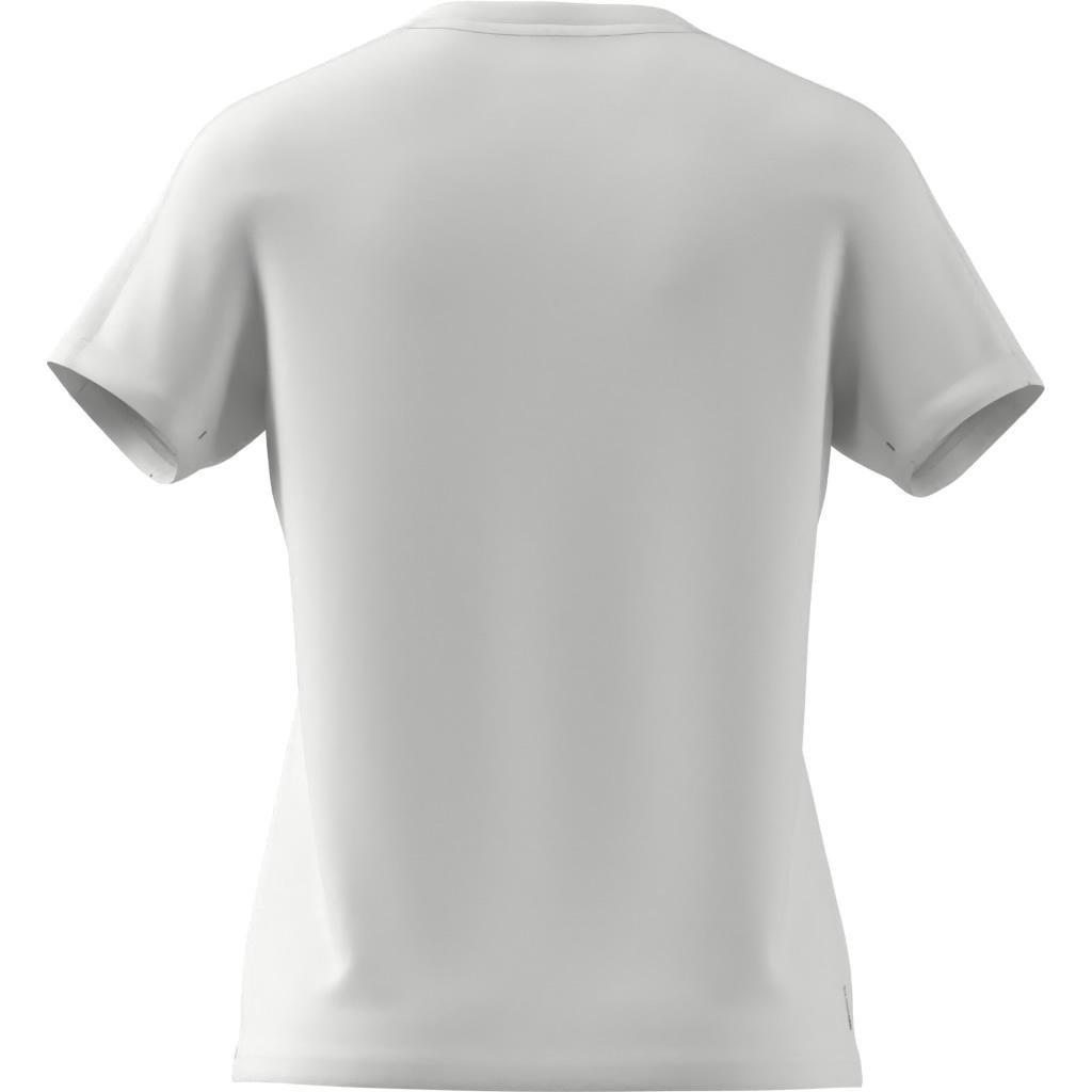 Aeroready Train Essentials Minimal Branding Crewneck T-Shirt, White, , large image number 8