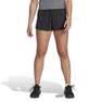 Women Train Essentials 3-Stripes Pacer Shorts, Black, A701_ONE, thumbnail image number 0