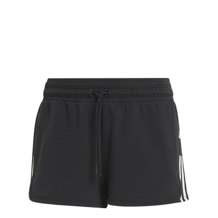 Women Train Essentials 3-Stripes Pacer Shorts, Black, A701_ONE, large image number 2