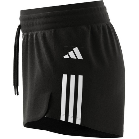 Women Train Essentials 3-Stripes Pacer Shorts, Black, A701_ONE, large image number 7