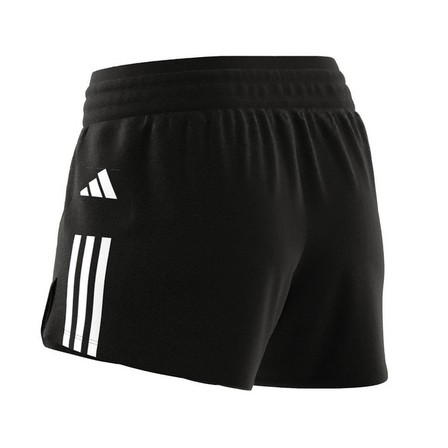 Women Train Essentials 3-Stripes Pacer Shorts, Black, A701_ONE, large image number 8