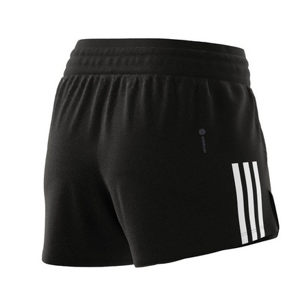 Women Train Essentials 3-Stripes Pacer Shorts, Black, A701_ONE, large image number 11