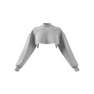 Women Adidas Truecasuals Cropped Sweatshirt, Grey, A701_ONE, thumbnail image number 11