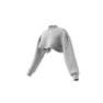 Women Adidas Truecasuals Cropped Sweatshirt, Grey, A701_ONE, thumbnail image number 18