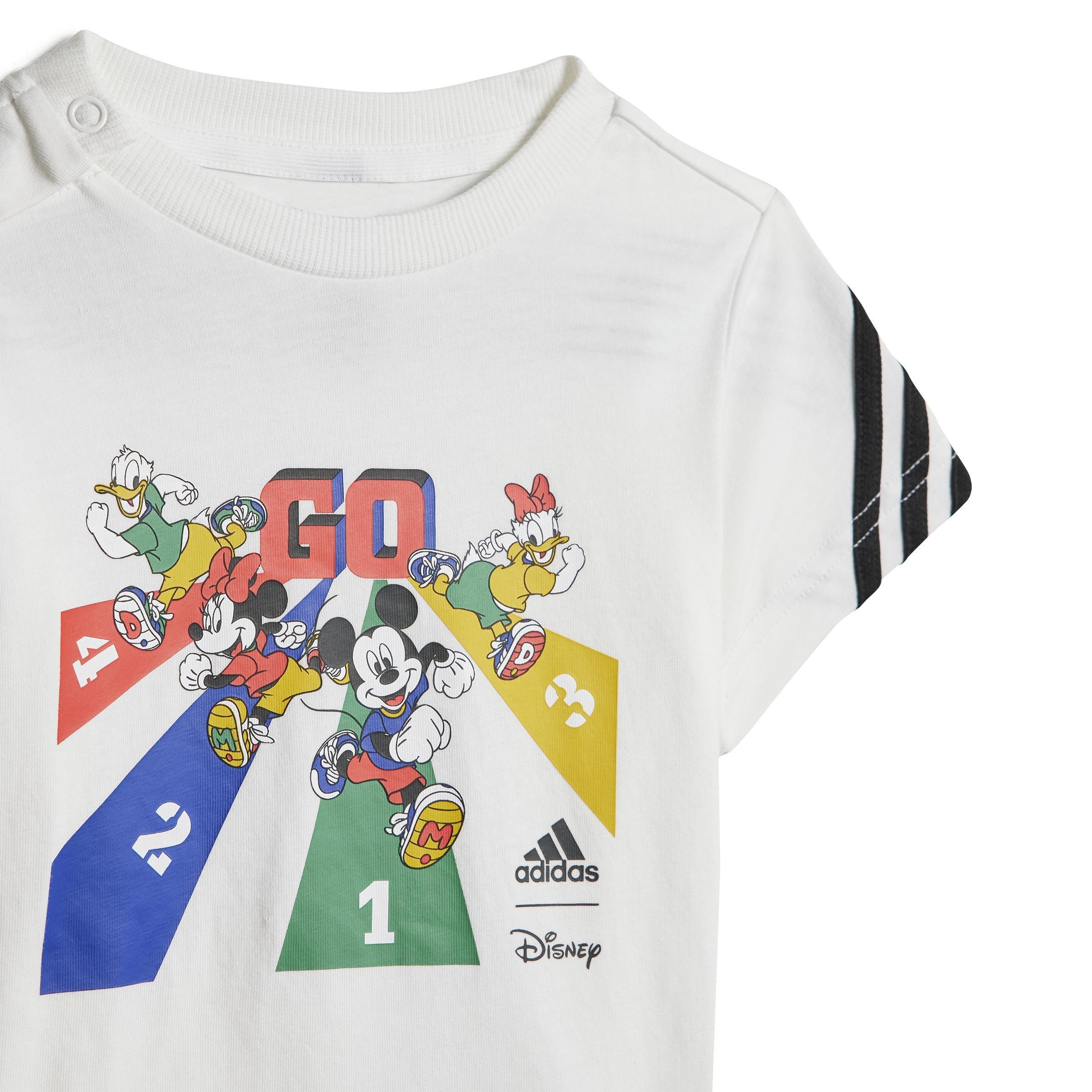 Unisex Kids Adidas X Disney Mickey Mouse Gift Set, White