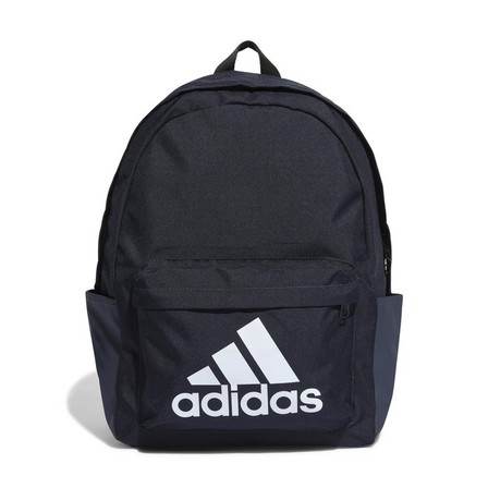 Unisex Classic Badge Of Sport Backpack, Navy, A701_ONE, large image number 2