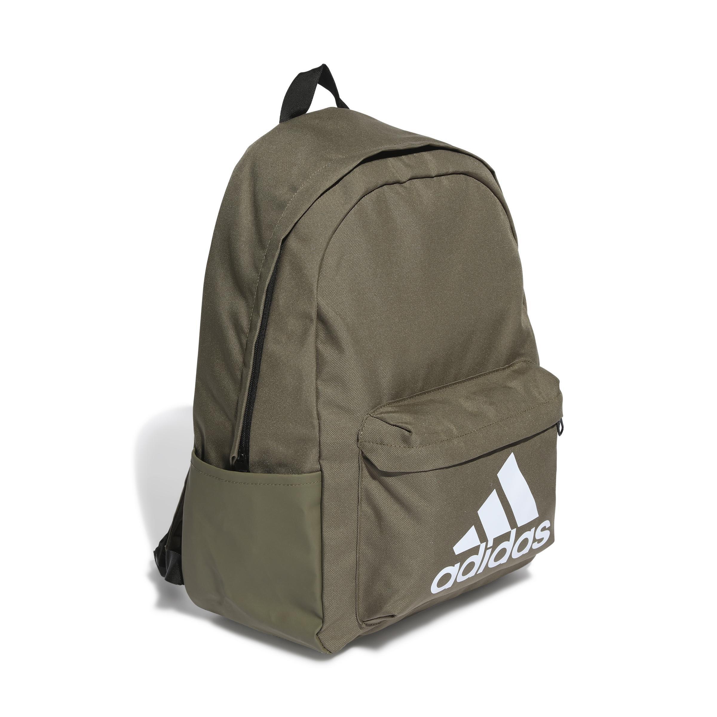 Unisex Classic Badge Of Sport Backpack, Khaki, A701_ONE, large image number 1