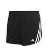 Women Run Icons 3-Stripes Low Carbon Running Shorts, Black, A701_ONE, thumbnail image number 1
