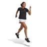 Women Run Icons 3-Stripes Low-Carbon Running T-Shirt, Black, A701_ONE, thumbnail image number 7